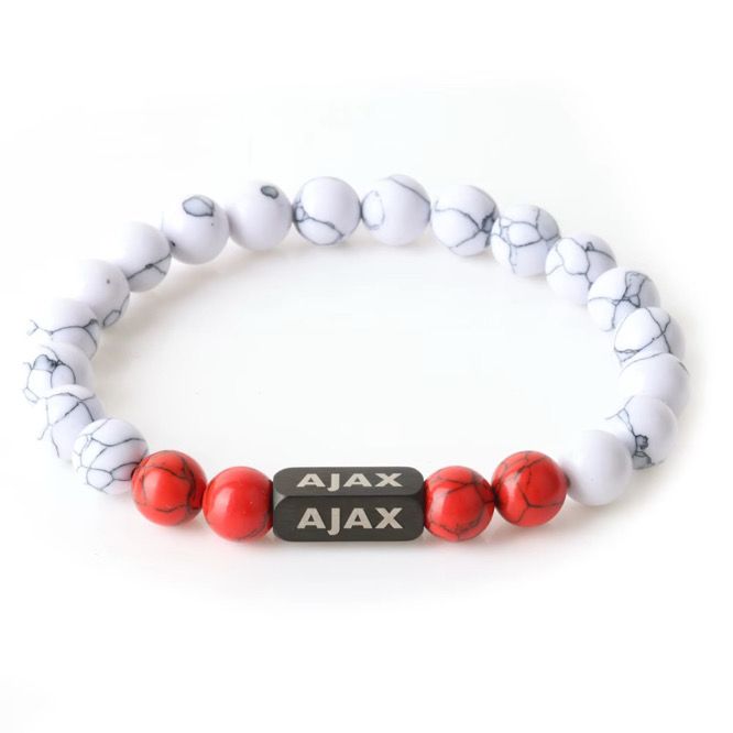 Ajax Champions Armband - Wit Rood