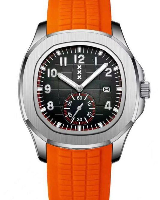 Mokumklokkie Staal/Oranje