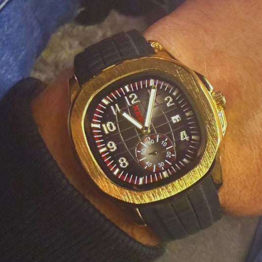 Mokumklokkie Goud/Zwart