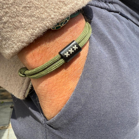 Amsterdam XXX -  Army Green Flat Rope