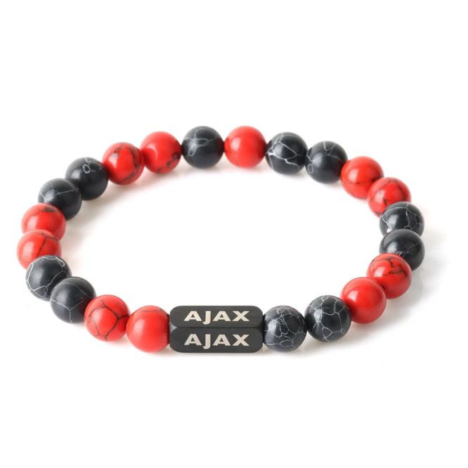 Ajax Champions Armband - Zwart Rood